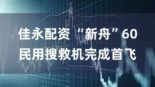 佳永配资 “新舟”60民用搜救机完成首飞